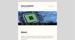 Desktop Screenshot of analogware.com